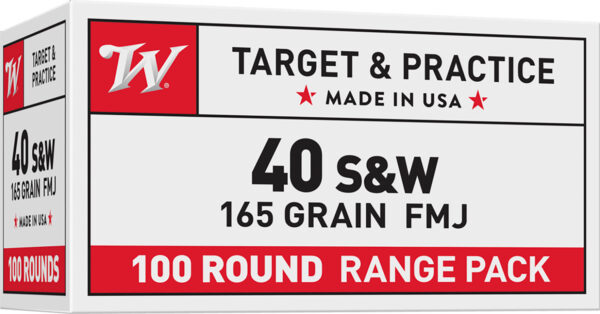 Winchester Ammo USA40SWVP USA Value Pack 40S&W 165gr Full Metal Jacket 100 Per Box/5 Case — view 1