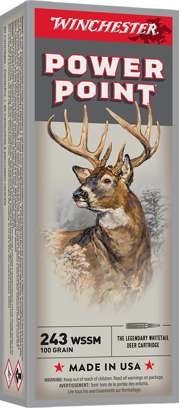 Winchester Ammo X243WSS Power-Point  243WSSM 100gr 20 Per Box/10 Case — view 1