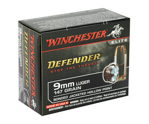 WIN DEFENDER 9MM 147GR JHP 20/200 — view 2