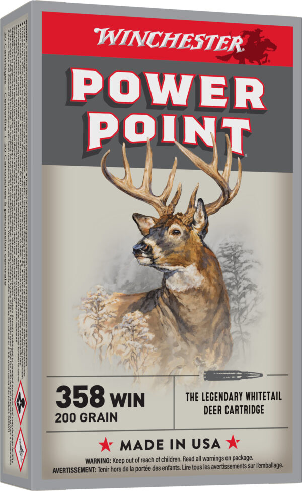 Winchester Ammo X3582 Power-Point  358Win 200gr 20 Per Box/10 Case — view 1