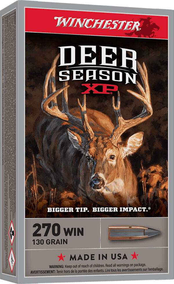 Winchester Ammo X270DS Deer Season XP 270Win 130gr Extreme Point 20 Per Box/10 Case — view 1