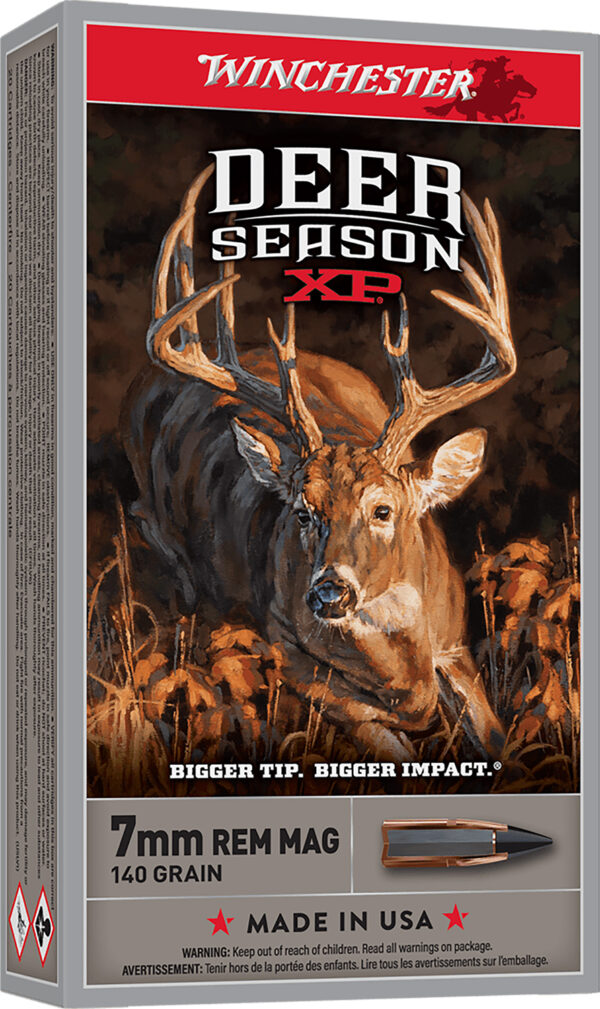 Winchester Ammo X7DS Deer Season XP  7mmRemMag 140gr Extreme Point 20 Per Box/10 Case — view 1