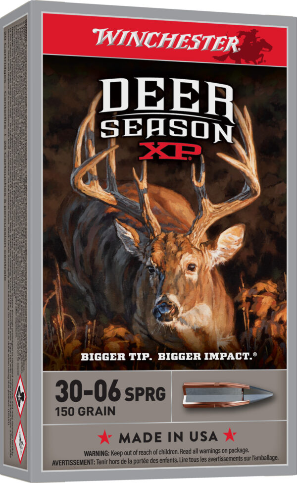 Winchester Ammo X3006DS Deer Season XP 30-06Springfield 150gr Extreme Point 20 Per Box/10 Case — view 1