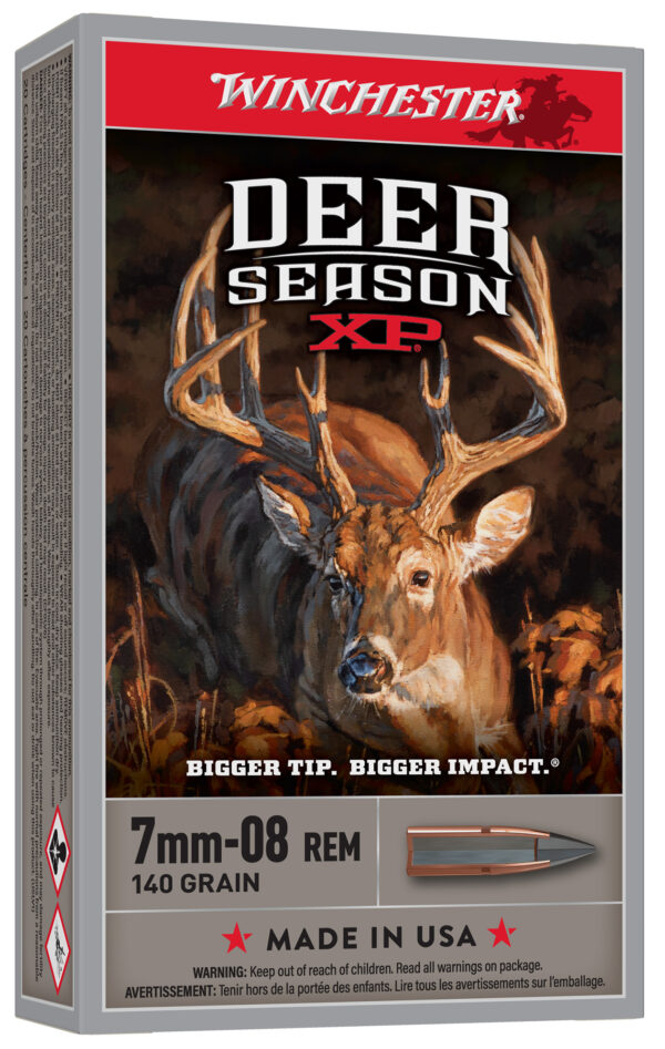Winchester Ammo X708DS Deer Season XP  7mm-08Rem 140gr Extreme Point 20 Per Box/10 Case — view 1