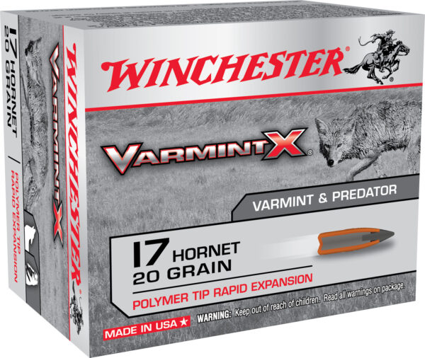 Winchester Ammo X17P Varmint X  17Hornet 20gr Polymer Tip Rapid Expansion 20 Per Box/10 Case — view 1