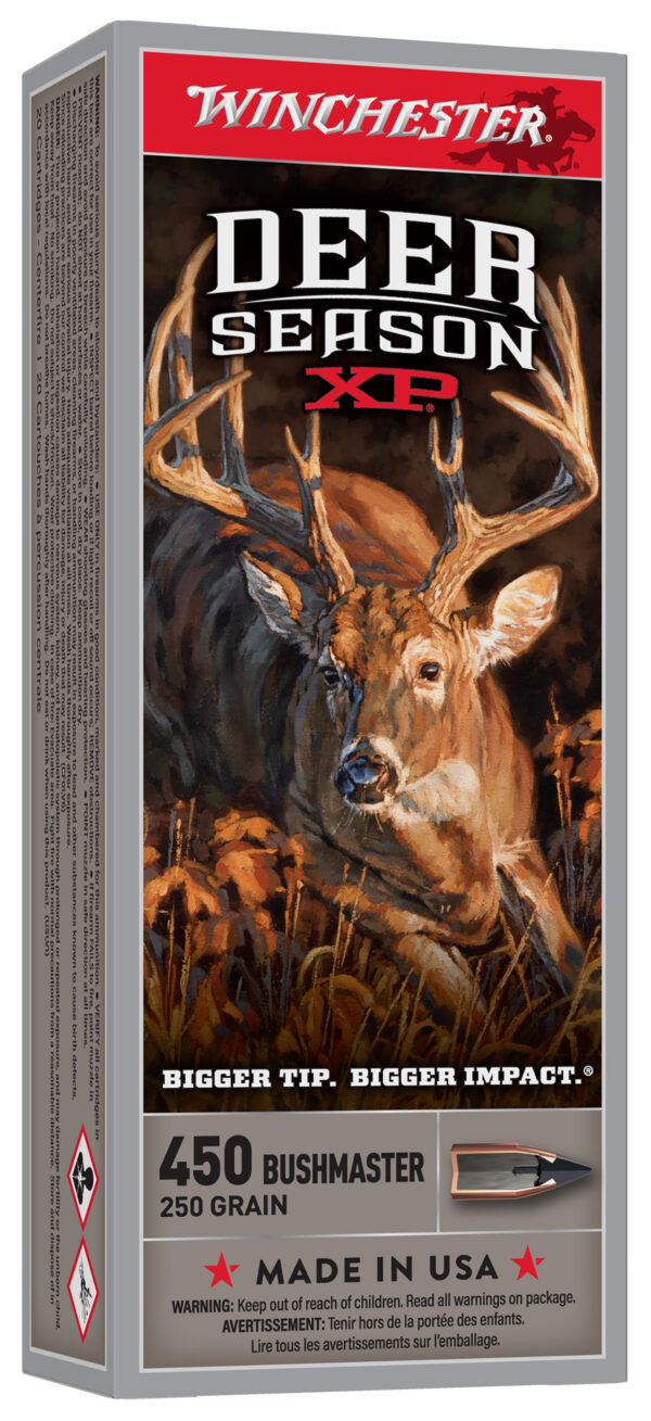 Winchester Ammo X450DS Deer Season XP 450Bushmaster 250gr Extreme Point 20 Per Box/10 Case — view 1