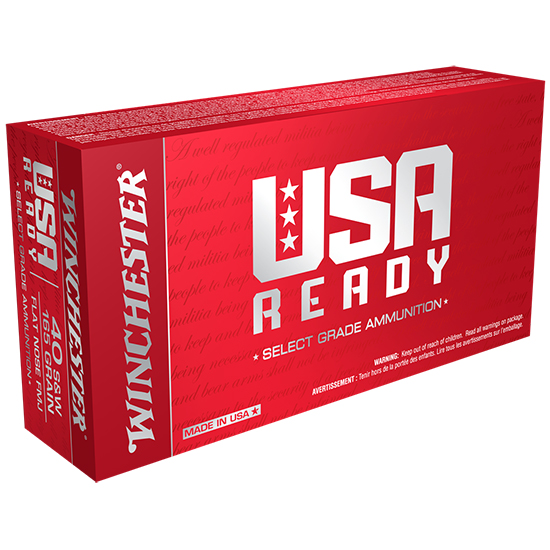 WIN READY 40SW 165GR FMJ 50/10 — view 1