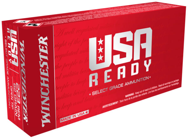Winchester Ammo RED223 USA Ready  223Rem 62gr Open Tip Range 20 Per Box/10 Case — view 1