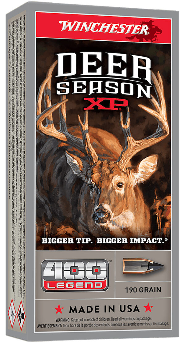 Winchester Ammo X400DS Deer Season XP  400Legend 190gr 20 Per Box/10 Case — view 1
