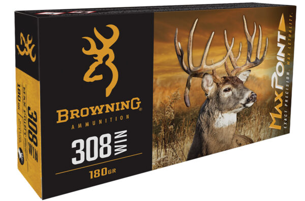 Browning Ammo B192103082 Max Point  308Win 168gr 20 Per Box/10 Case — view 1