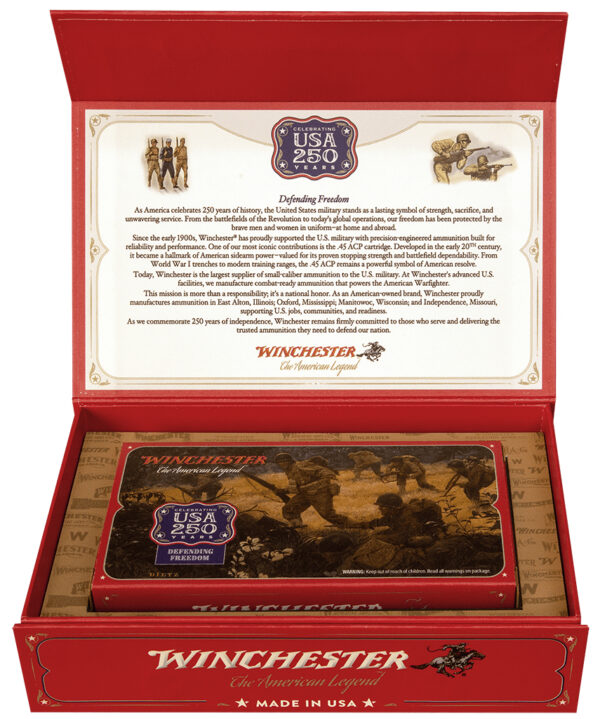 WIN USA 250TH BOX 45ACP 230GR FMJ 50/6 — view 1