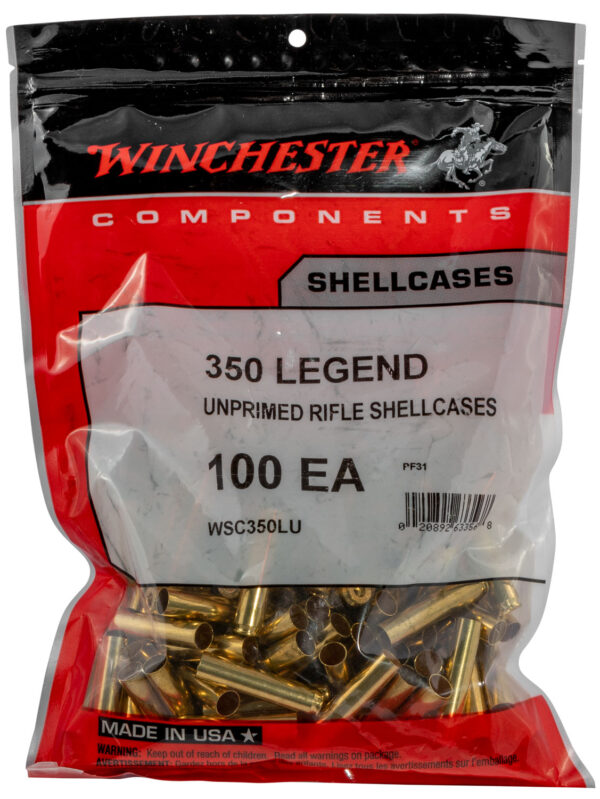 Winchester Ammo WSC350LU Unprimed Cases  350Legend Rifle Brass 100/Bag — view 1