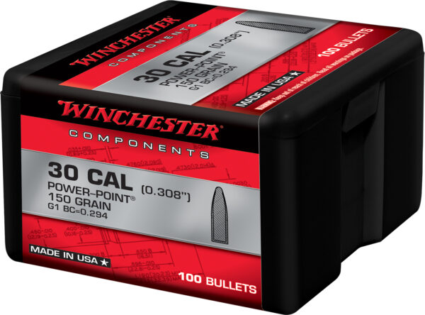 Winchester Ammo WB30PP150X Centerfire Rifle  30Cal 150gr Power Point 100 Per Box/10 Case — view 1