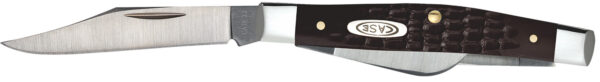 Case 00081 Stockman  Small 2"/1.5"/1.49" Folding Clip/Sheepfoot/Pen Plain As-Ground Stainless Steel Blade/ Brown Jigged Synthetic Handle — view 1