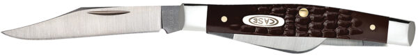 Case 00106 Stockman  Medium 2.42"/1.58"/1.57" Folding Clip/Sheepsfoot/Pen Plain As-Ground Tru-Sharp SS Blade, Brown Jigged Synthetic Handle — view 1