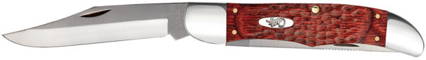 Case 00189 Hunter  4.10" Folding Clip/Skinner Plain As-Ground Tru-Sharp SS Blade/Jigged Rosewood Handle — view 1