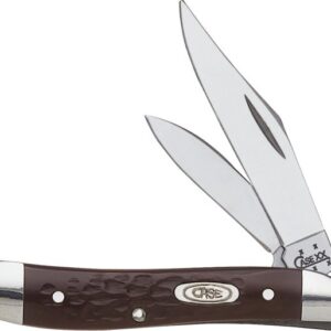 CASE MED STKMN 3BL 33/8" BROWN