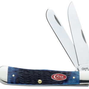 CASE TRAPPER 2BL 41/8" NAVY BONE