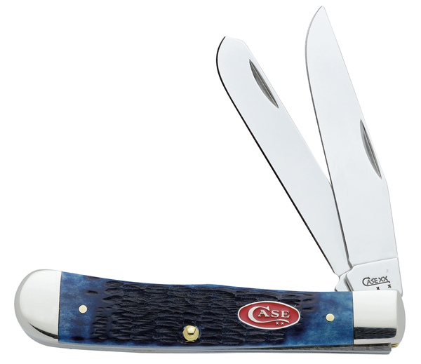CASE TRAPPER 2BL 41/8" NAVY BONE — view 1