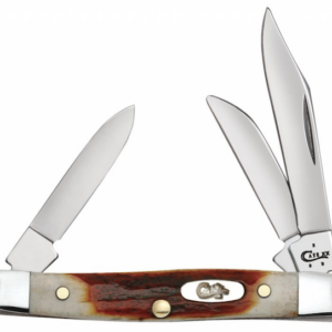 CASE SM STCKMN 3BL 25/8" RED STAG