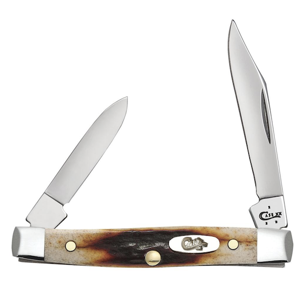 CASE SM PEN 2BL 25/8" RED STAG — view 1
