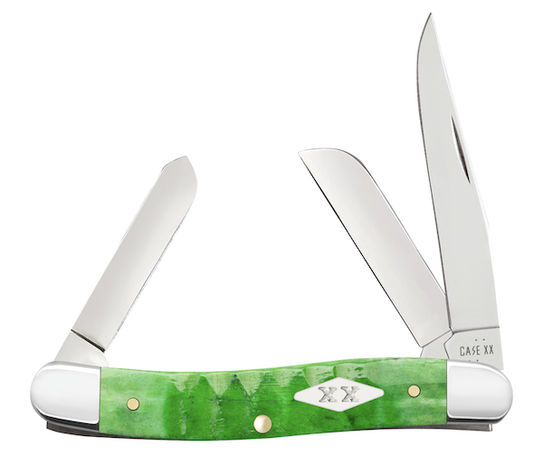 CASE MD STCKMN 3BL 35/8" B GRN BONE — view 1