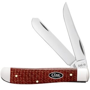 CASE M TRAPR 2BL 31/2" D RED BURLAP