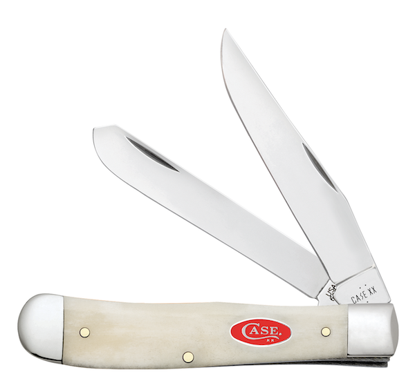 CASE TRAPPER 41/8" 2BL NAT BONE — view 1