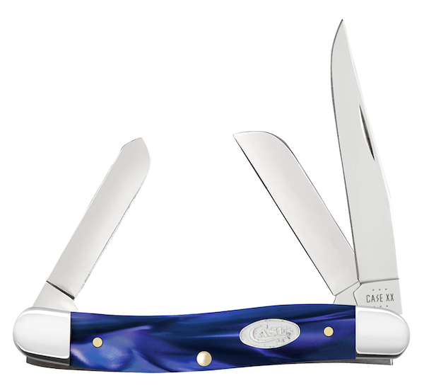 CASE M STKMN 31/4" 3BL BLUE PRL — view 1
