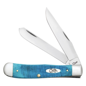CASE TRAPPER 41/8" 2BL CARB BLU