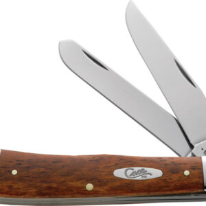 CASE TRAPPER 2BLD 41/8" CNUT BONE