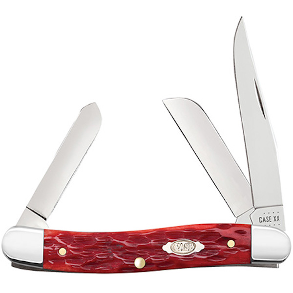 CASE MD STKMN 35/8" 3BL DK RED BONE — view 1