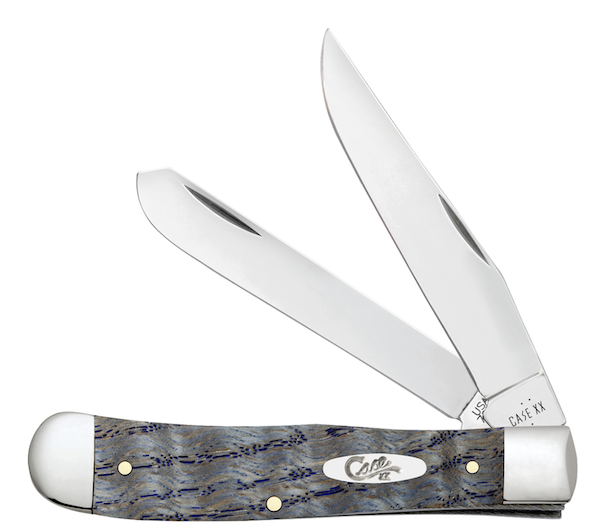 CASE TRAPR 2BL 41/8" BLUE CURLY OAK — view 1