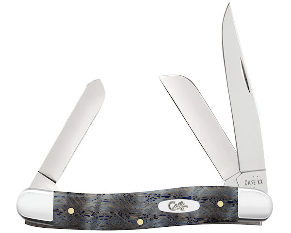CASE M STKMN 3B 31/4" BLU CURLY OAK — view 1