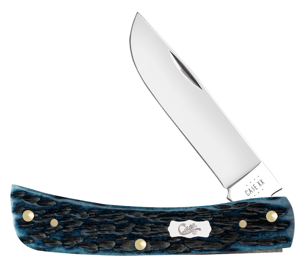 CASE SOD BSTR JR 1BL 35/8" MED BLUE — view 1