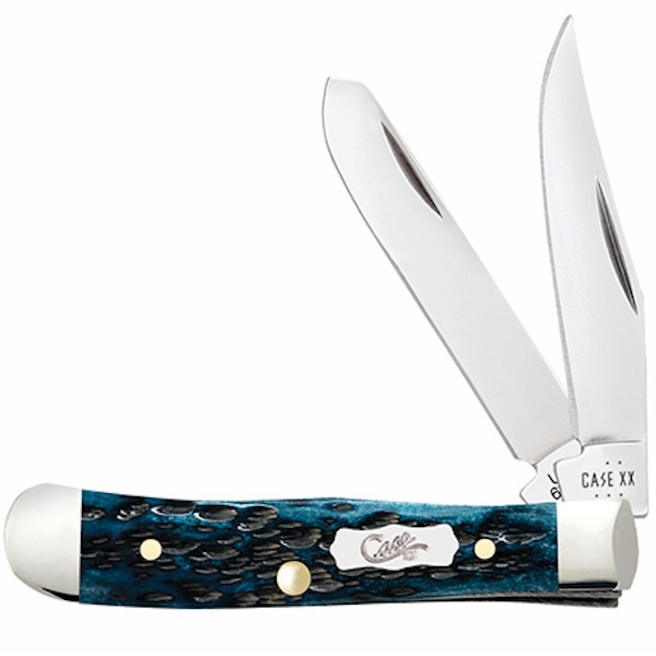 CASE T TRAPPER 23/8" 2BL MED BLU — view 1