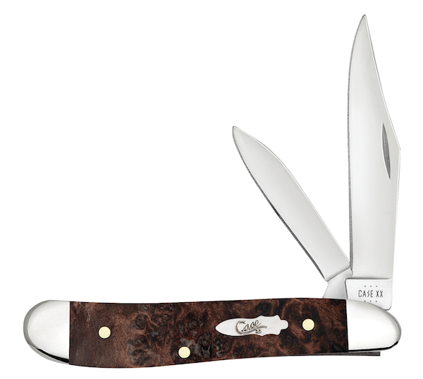 CASE PNUT 27/8" 2BL BRN MAPLE BURL — view 1