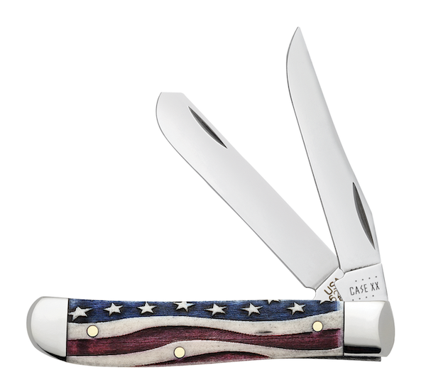 CASE M TRAPR 31/2" 2BL STAR SPANGLE — view 1