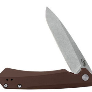 CASE KINZUA 4.75" SPEAR DK BRN ALUM