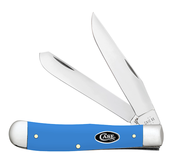 CASE TRAPPER 2BL 41/8" LT BLUE SYN — view 1