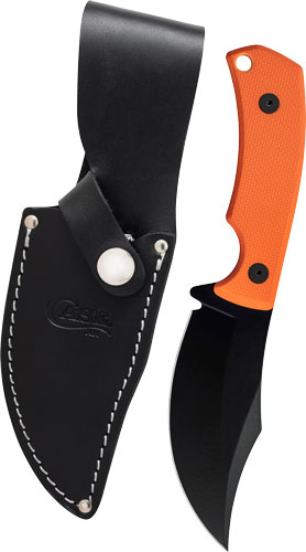 CASE KNIVES HUNTER CT3 ORANGE - TEXTURED G10 & LEATHER SHEATH — view 1