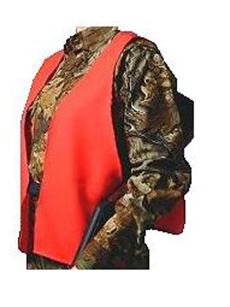 HS BLAZE ORANGE SOLID VEST BIG&TALL — view 1