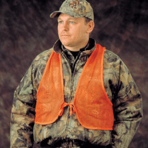 HS BLAZE ORANGE ADULT MESH VEST