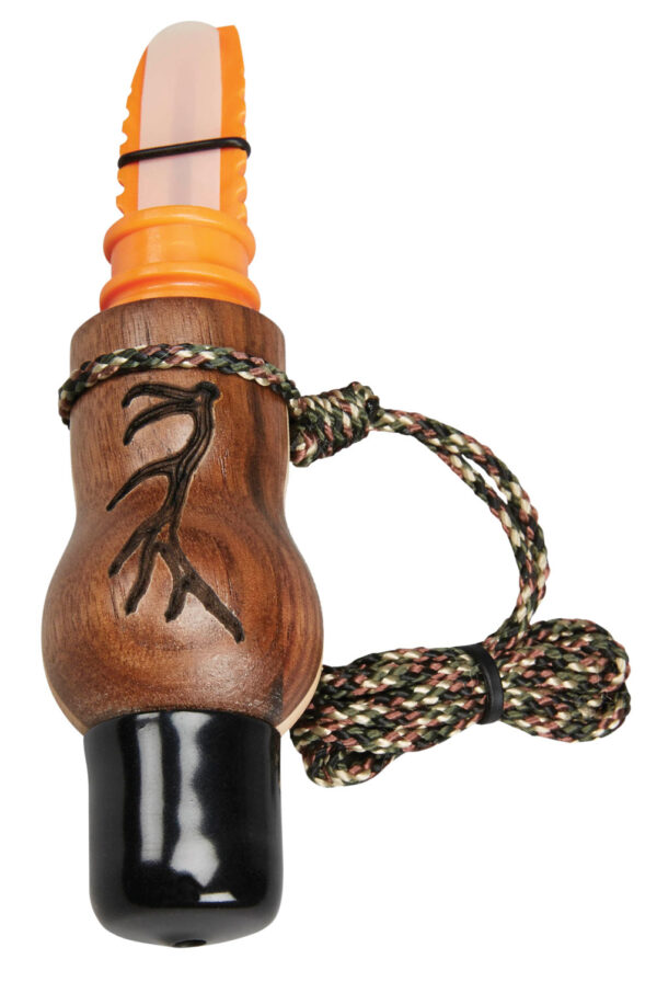 Wayne Carlton's Calls 70168 Whispering Cow Call  Open Call Cow Sounds Attracts Elk Natural Walnut/Maple — view 1
