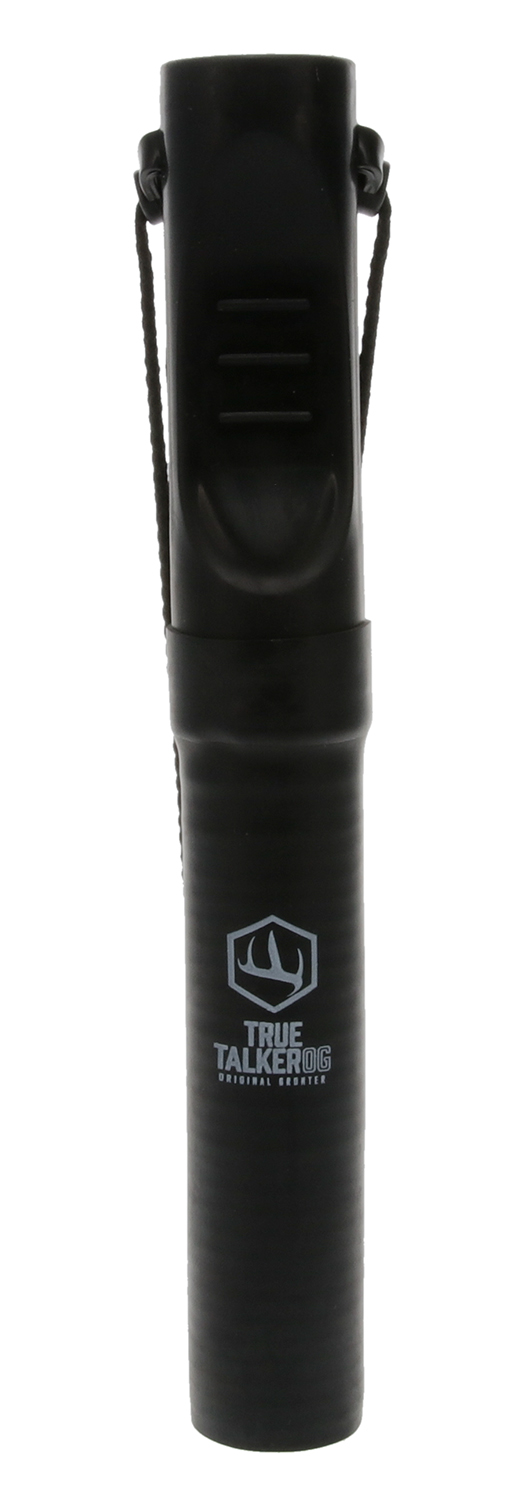 Hunters Specialties 100145 True Talker OG Open Call Attracts Deer, 5 Deer Vocalizations, Mature/Young Buck Grunts, Doe/Fawn Bleats & Aggressive Buck Growl, Black Rubber — view 1