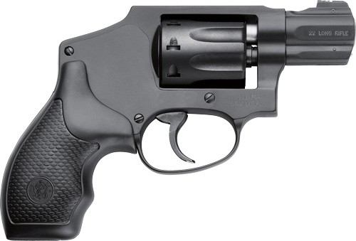 S&W 43C 22LR 1.875" FS 8-SHOT - MATTE BLACK RUBBER — view 1