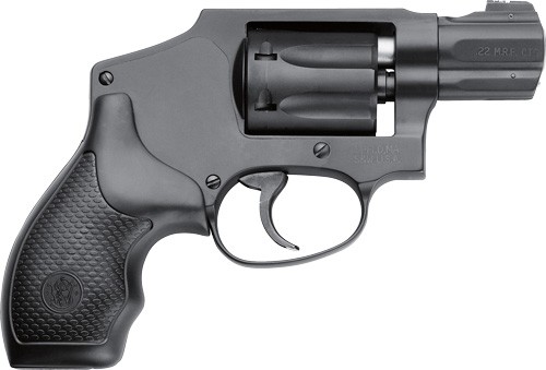 S&W 351C AIRLITE 22WMR 1.875" - FS 7-SHOT MATTE BLACK RUBBER — view 1