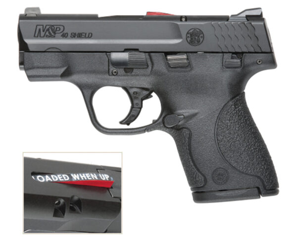 M&P Shield 40sw 3.1" B/Blk comp 6&7rd — view 1