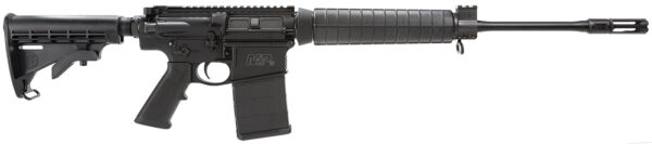 Smith & Wesson 811308 M&P10 Optic Ready 308/7.62x51mm NATO 20+1 18" Armornite Barrel, Matte Black Receiver, Black 6 Position Stock & Polymer Grip, Ambidextrous Manual Safety — view 1