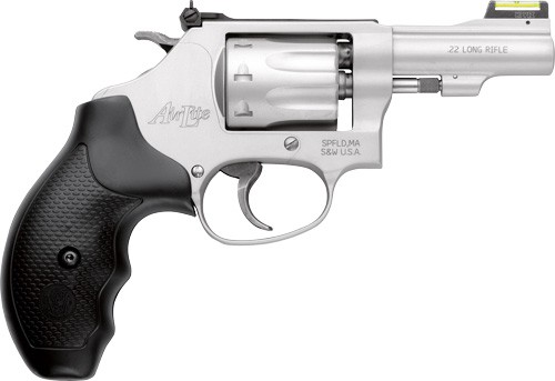 S&W 317 AIRLITE 22LR 3" AS - SS 8-SHOT HI-VIZ RUBBER — view 1